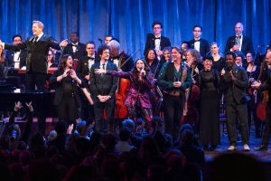 sara bareilles and rufus wainwright share stage
