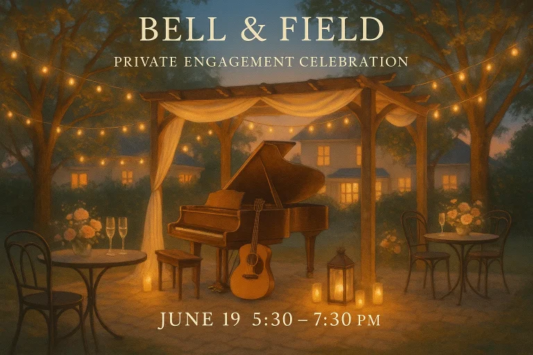 bell and field private engagement celebration
