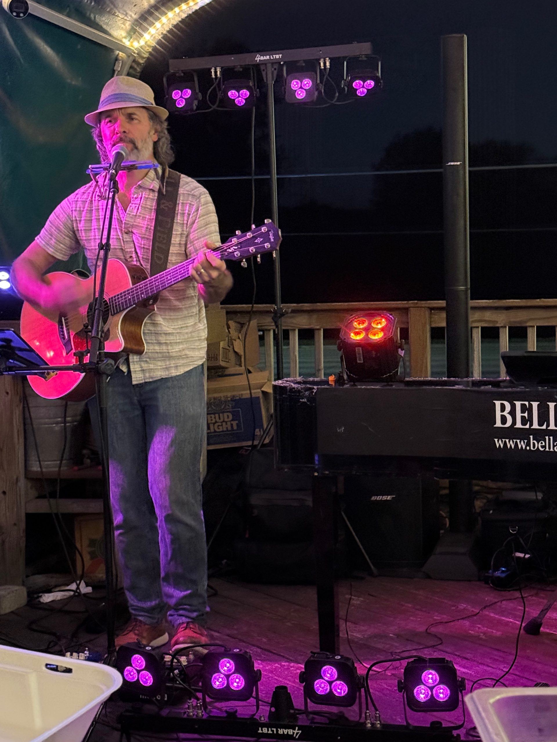 Bell & Field engaging with the audience
