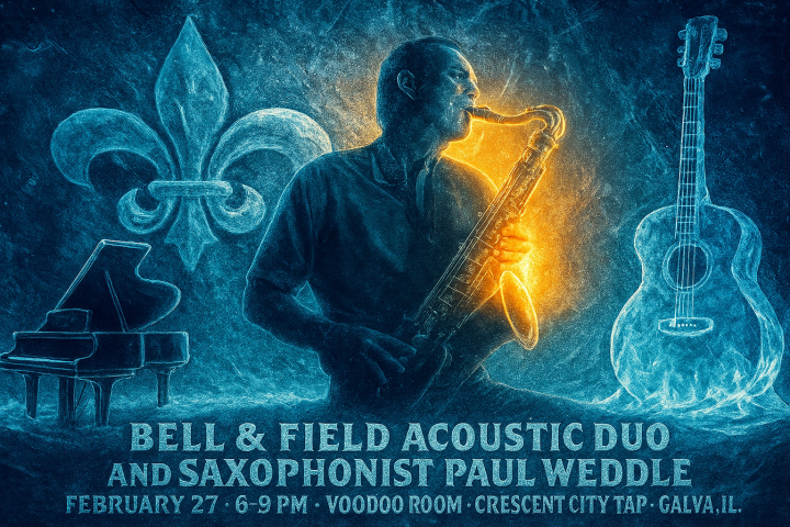 Bell & Field w/ Paul Weddle (Saxophone) Live at Crescent City Tap – February 27