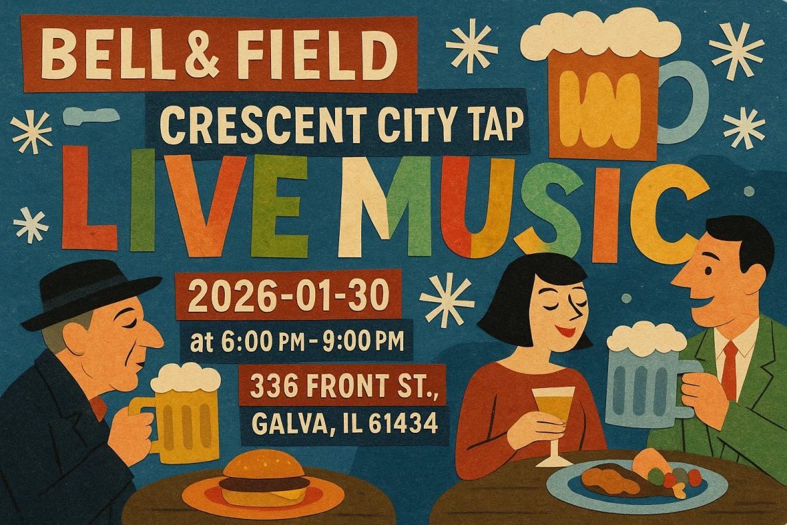 Live music event at Crescent City Tap with Bell & Field
