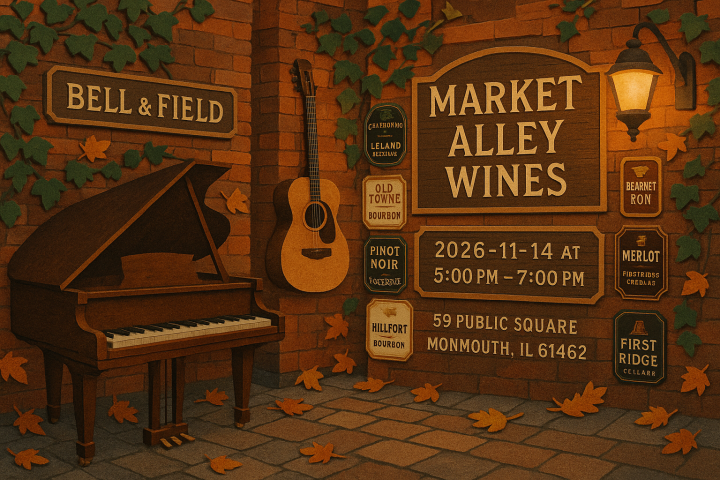 Bell & Field Live at Market Alley Wines – November 14
